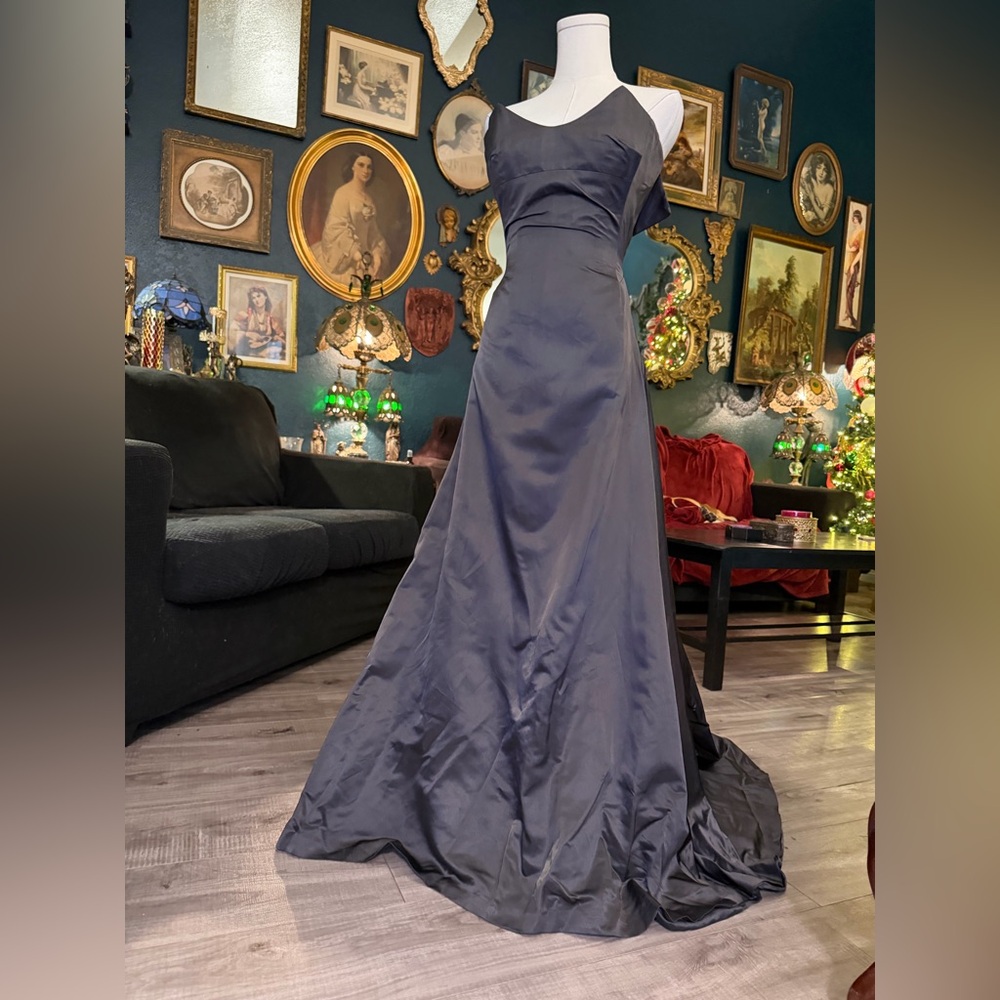 Richard Tyler Strapless Black Couture Gown - Picture 10 of 17